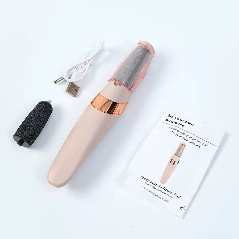 Râpe électrique pour pieds rechargeable (talons doux)