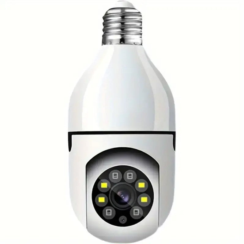 Caméra ampoule WiFi 360° avec vision de nuit