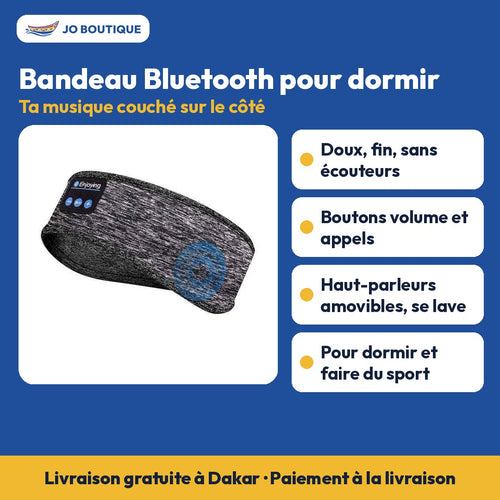 Bandeau Bluetooth pour dormir et faire du sport