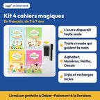 Kit 4 cahiers magiques en français (3 à 7 ans)
