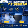 Lunettes progressives photochromiques