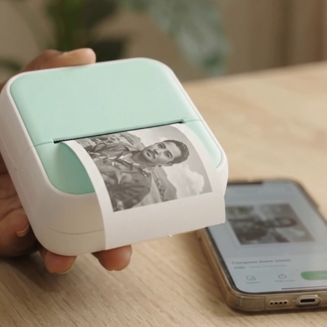 Mini imprimante thermique Bluetooth sans encre