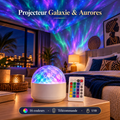 Projecteur galaxie et aurores avec télécommande